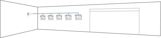 Livestock stable ventilation system