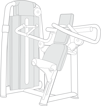 Shoulder press machine